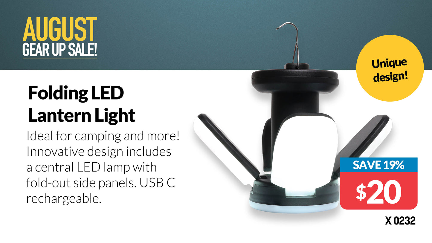 Torches 6W LED Torch & Folding Lantern Light X0232