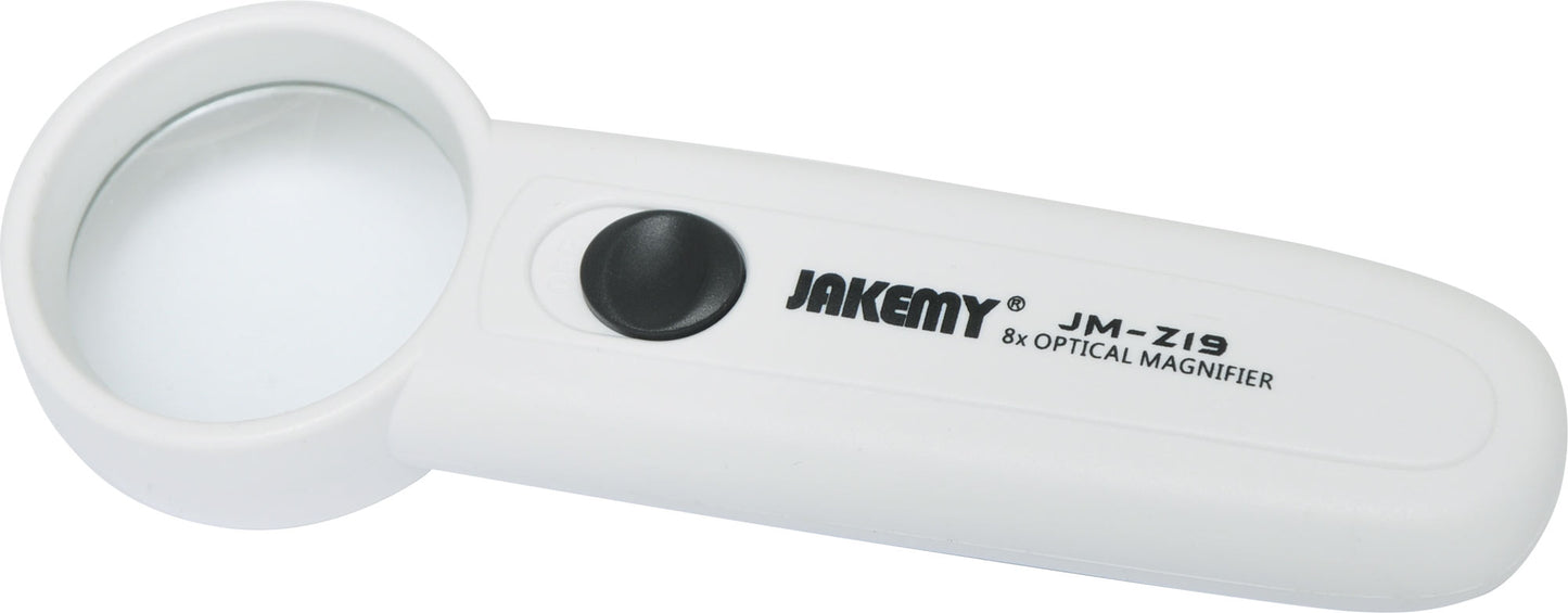 Magnifying Lamp 8x Handheld Dual LED Magnifier X0430A