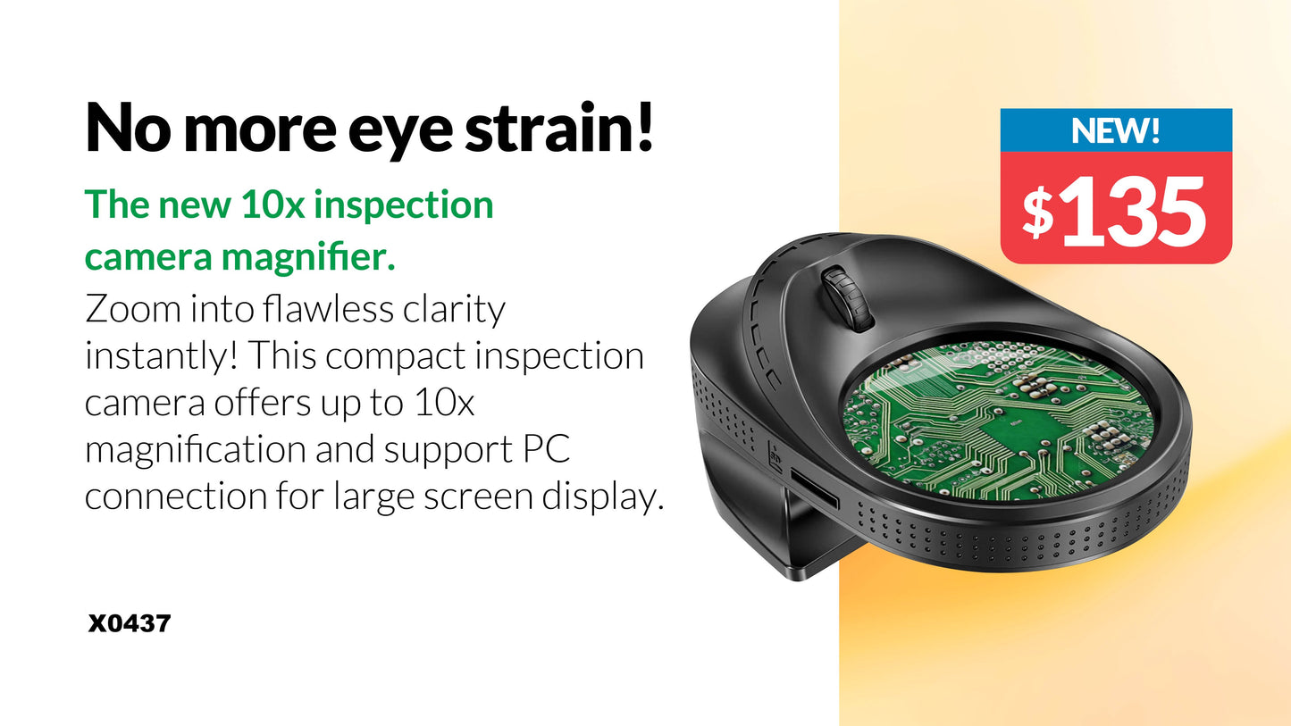 Magnifying Lamps USB Camera 100x Magnifier With LCD Screen X0437