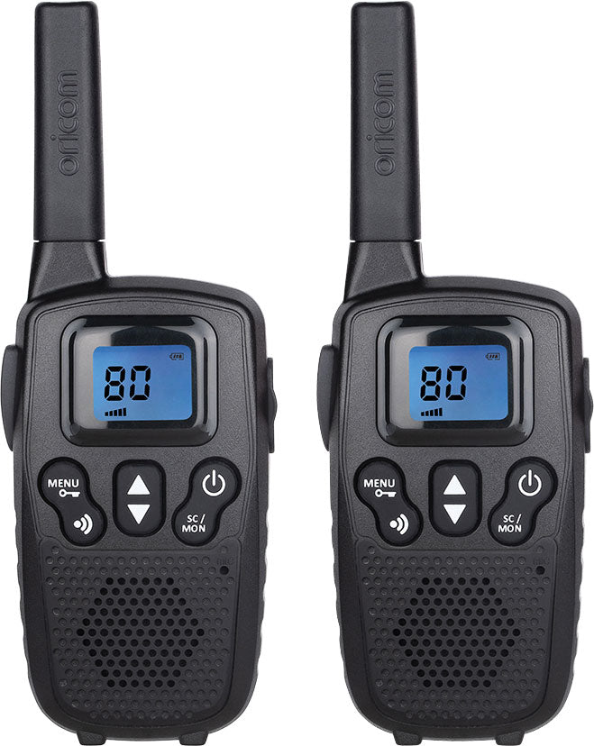 UHF Transceivers PMR1300 80Ch 1W UHF CB Transceiver Pair X0569