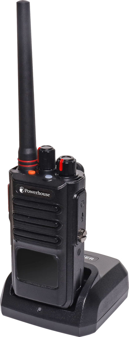 Powerhouse Uhf Cb Radio 80ch 5w With Charging Dock X0664