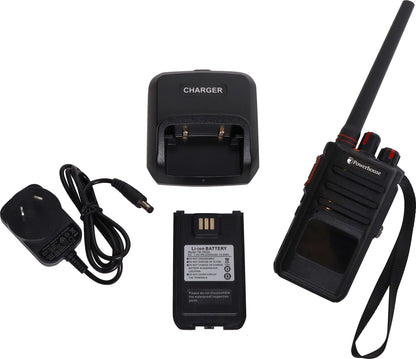 Powerhouse Uhf Cb Radio 80ch 5w With Charging Dock X0664