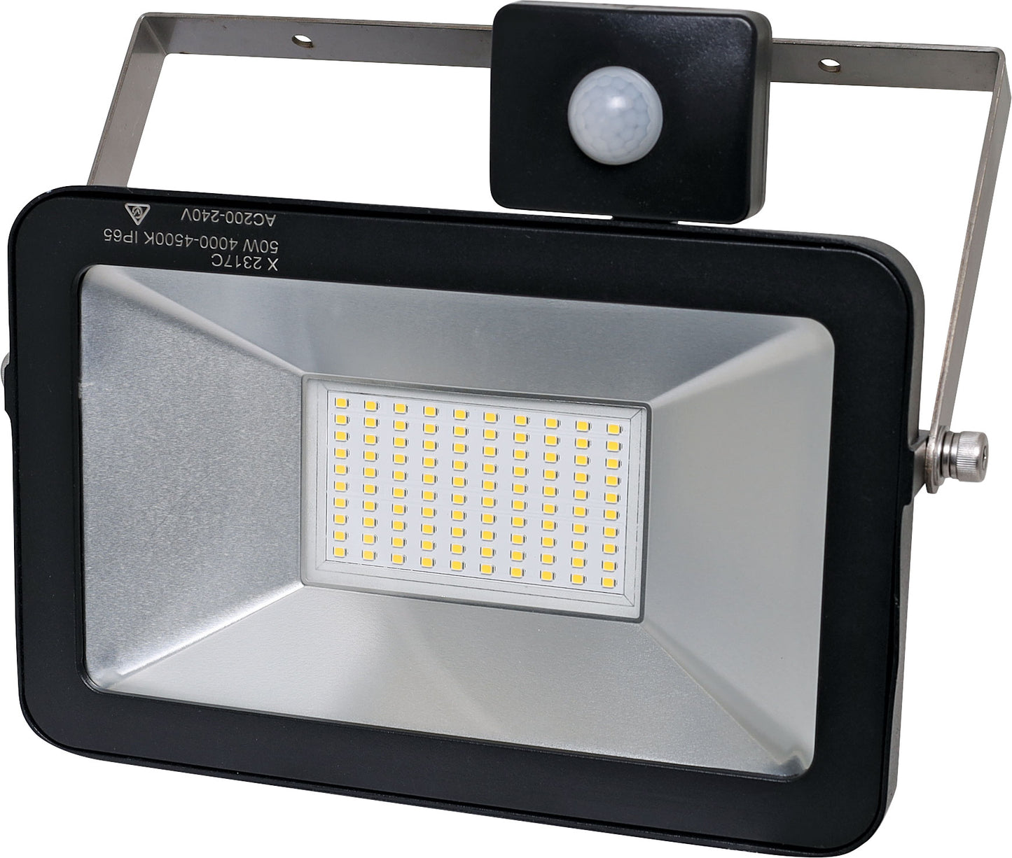 LED Floodlight with Motion Sensor 50W 240V AC IP65 Natural White X2317C