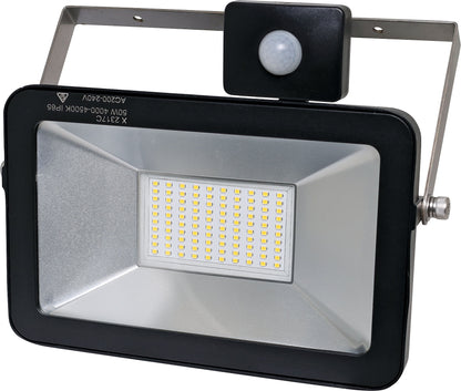 LED Floodlight with Motion Sensor 50W 240V AC IP65 Natural White X2317C