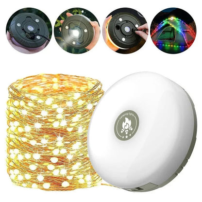 LED Lighting USB Rechargeable Warm White LED String Lights 10m X3265