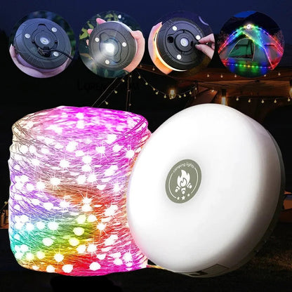 LED Lighting USB Rechargeable RGB LED String Lights 10m X3266