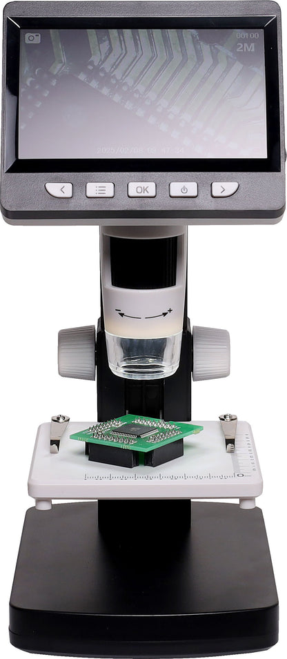 Portable Digital Microscope With 4.3” Screen X4300B