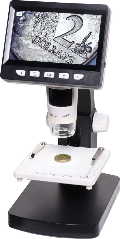 Portable Digital Microscope With 4.3” Screen X4300B