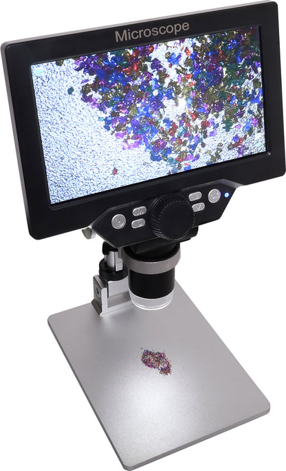 Microscope HD Digital 7" Screen 12mp Cam 1200x X4306A