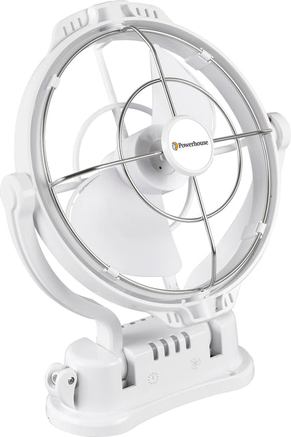 Fan Caravan 360 Deg 12v/24v Dc White X6100