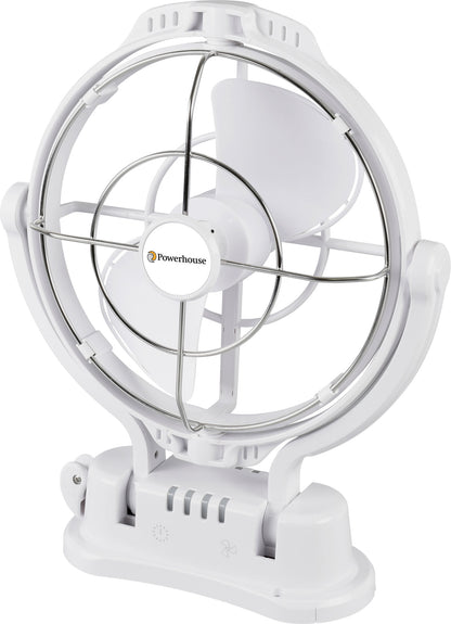 Fan Caravan 360 Deg 12v/24v Dc White X6100