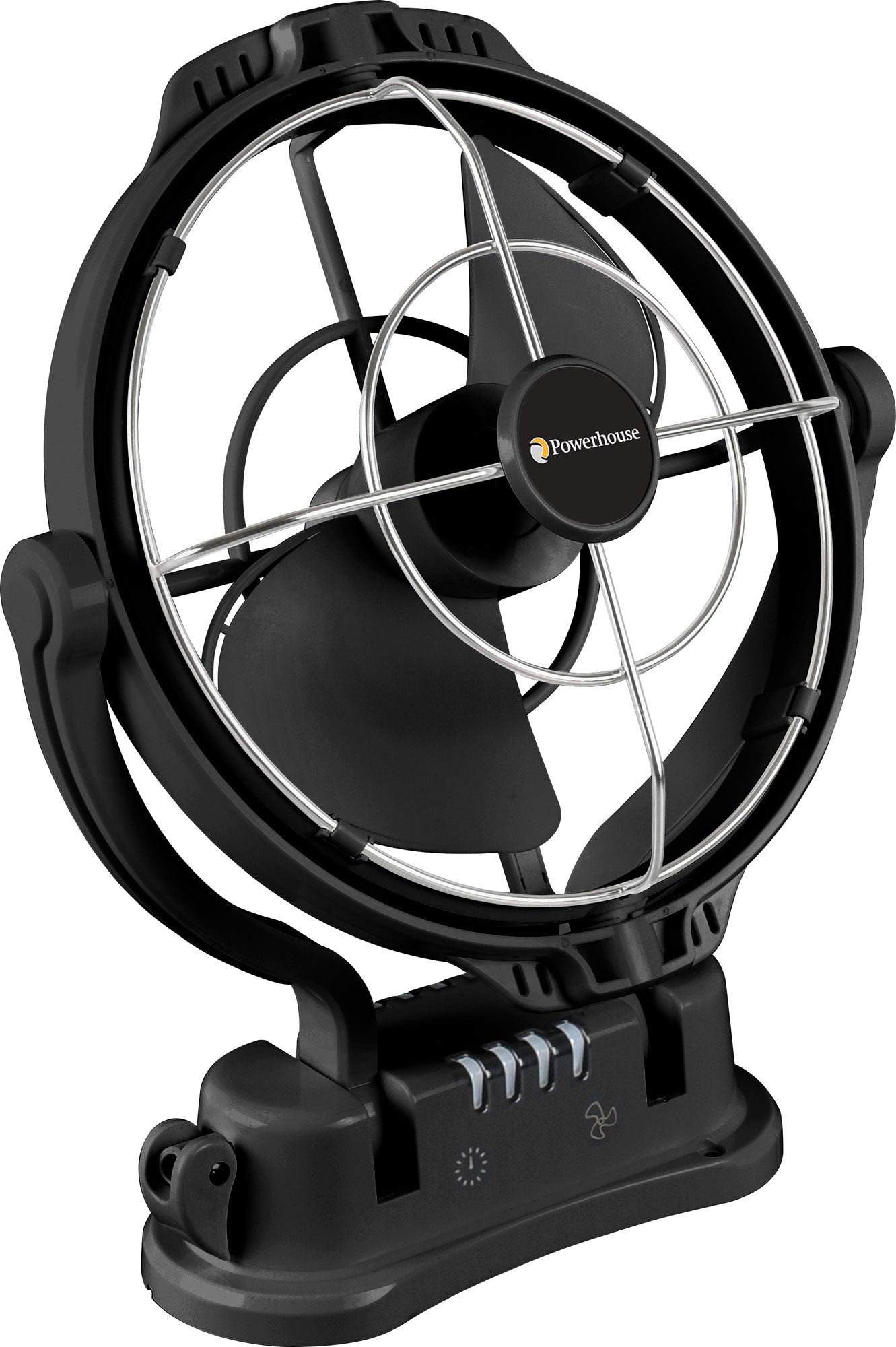 Fan Caravan 360 Deg 12v/24v Dc Black X6102