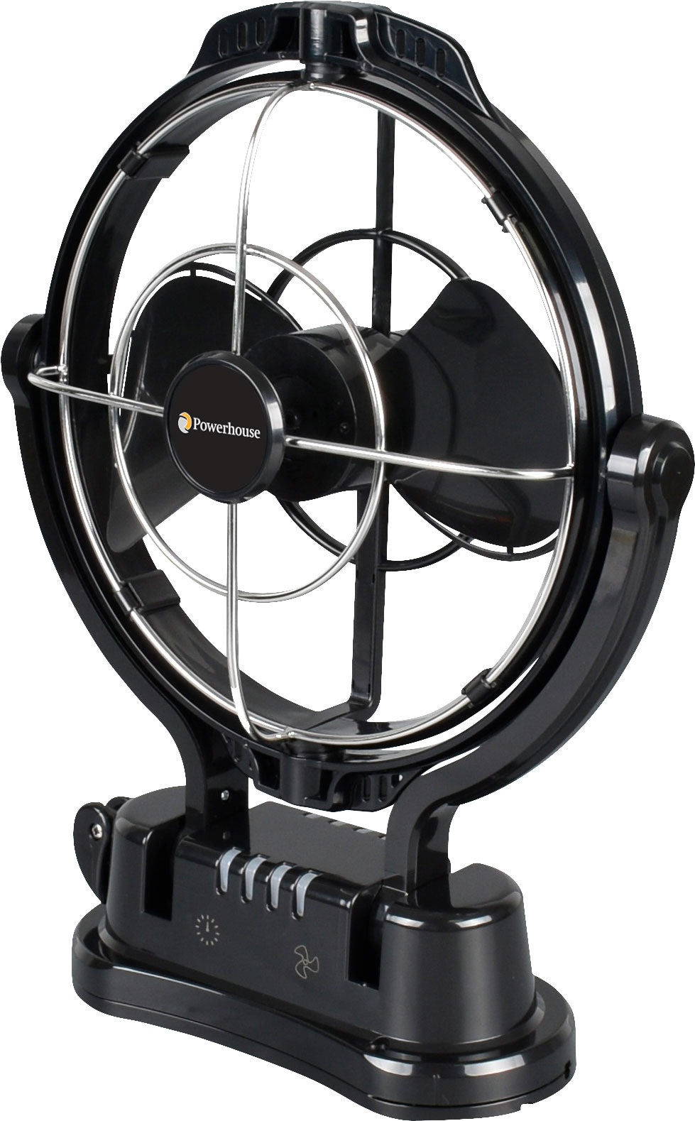 Fan Caravan 360 Deg 12v/24v Dc Black X6102