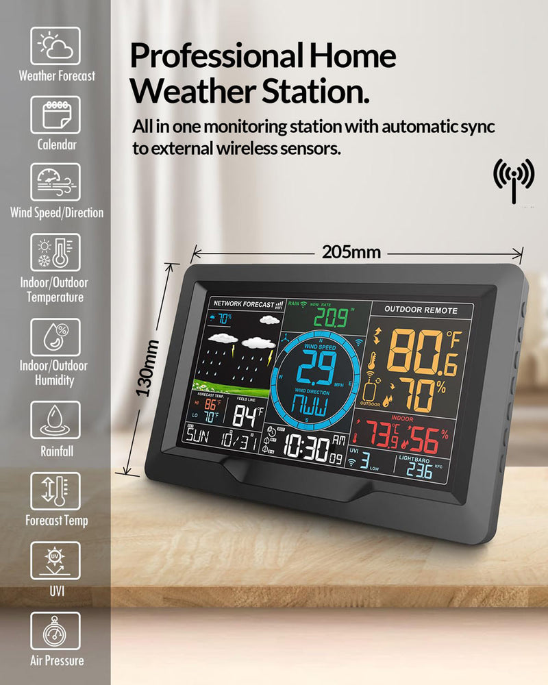 Weather Station Wireless Wi-Fi Home X7063