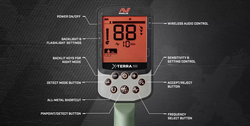 Minelab X-TERRA PRO Treasure Detector 3707-0001