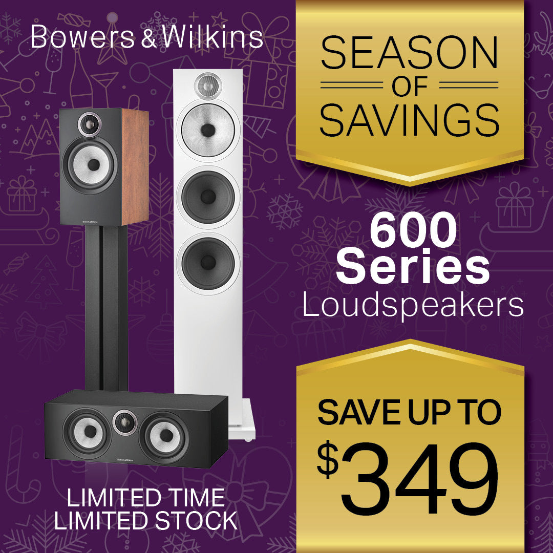 Bowers & Wilkins 606 S3 Stand-Mount Speakers Pair Black FP43907