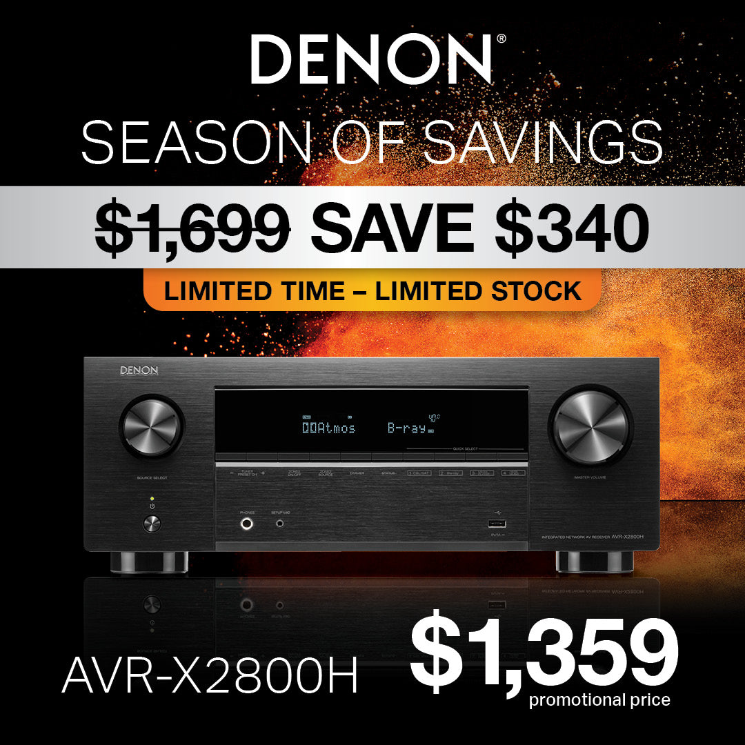 Denon AVR-X2800H 7.2 Ch. 95W 8K AV Receiver with HEOS® Built-in AVR-X2800H