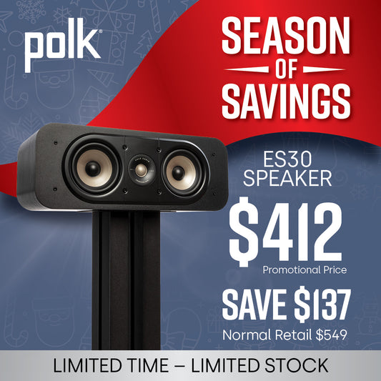 Polk Audio Signature Elite ES30 Centre Speaker SIGS30CELBK