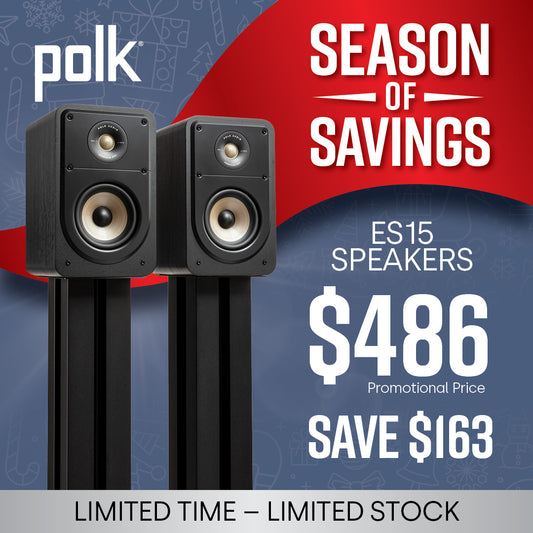 Polk Audio Signature Elite ES15 Bookshelf Speakers Pair SIGS15ELBK