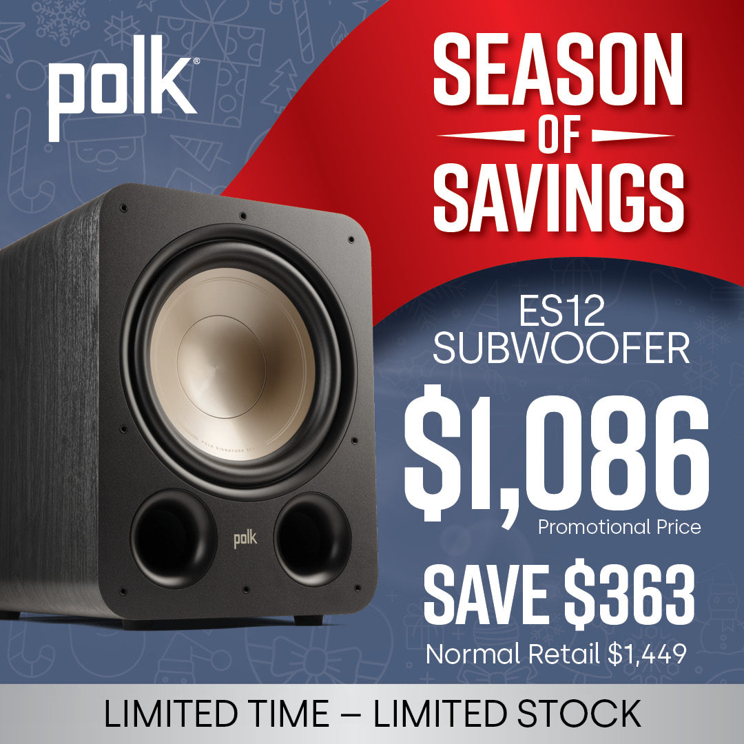 Polk Audio Signature Elite Es12 Subwoofer 12" 300w Black SIGS12SUBELBKAU