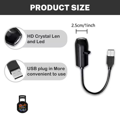 Christmas Projector Light Merry Xmas with 1 Slide USB T4WMK263GV3