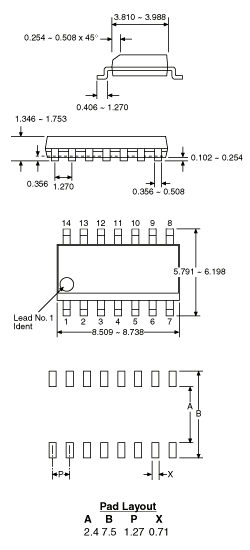 Integrated Circuits LM339D Quad Voltage Comparator PK 2 Y1981
