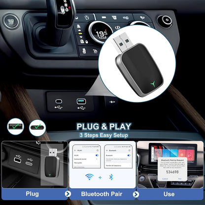 Carplay & Android Auto Wireless USB Adapter YW3439061