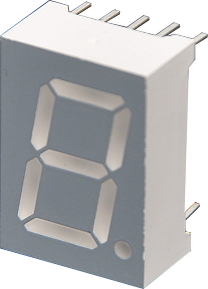LEDs C/Cathode 0.5" Seven Segment LED Display Red Z0190