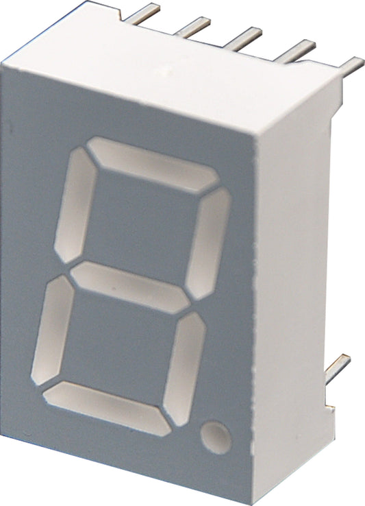 LEDs C/Cathode 0.5" Seven Segment LED Display Red Z0190