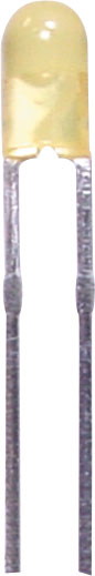 LEDs 50mcd Flangeless 3mm Yellow Z0733