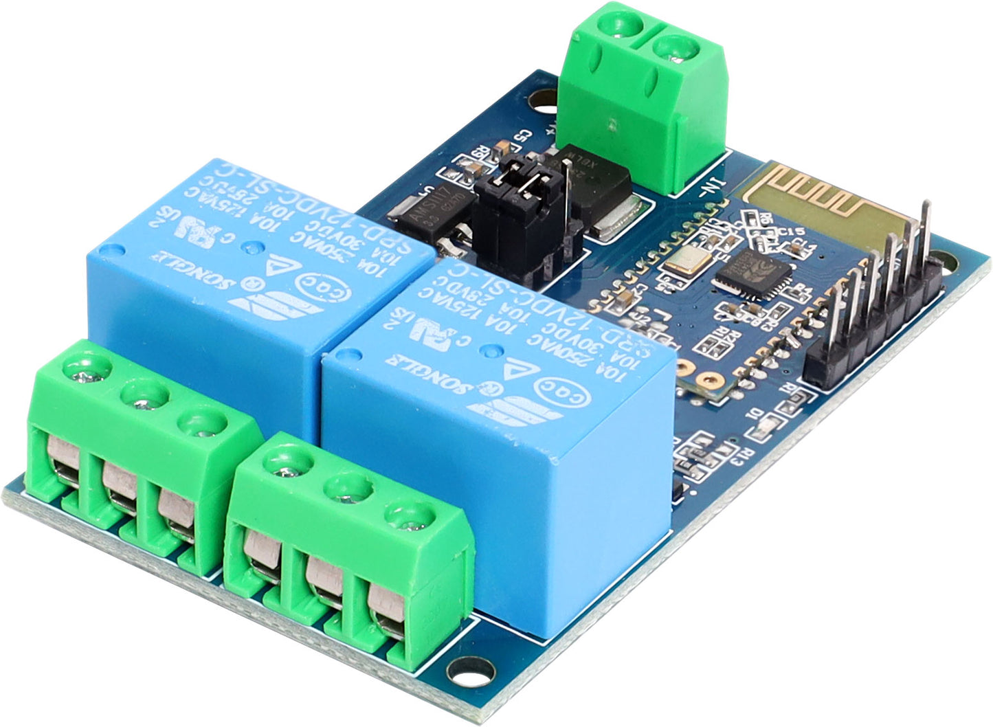 Arduino 2 Channel 12v App Controlled Bluetooth Relay Board Z6316