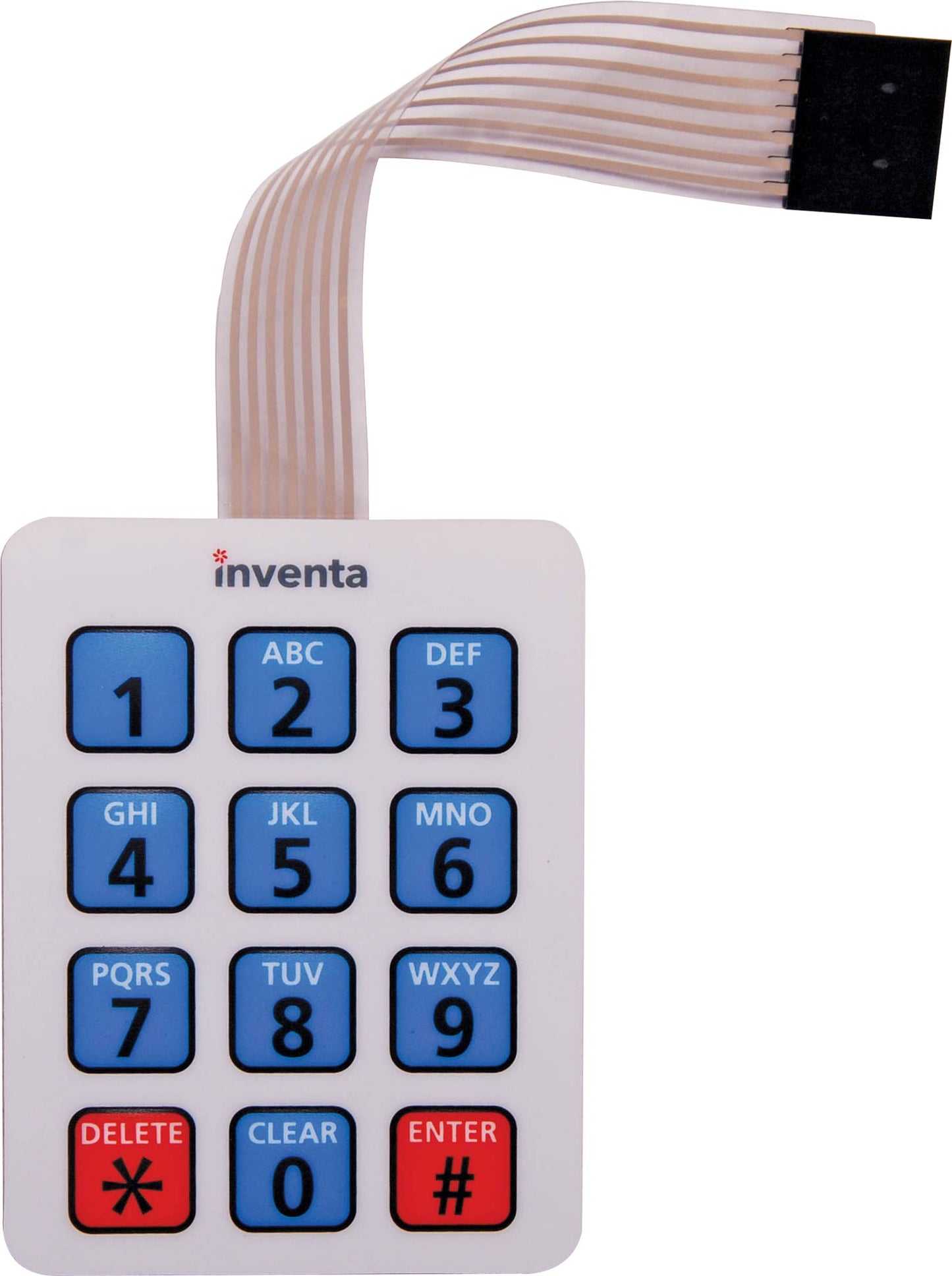 Push Button Switch 3x4 Membrane Numeric Keypad 58W X 76Hmm Z6359