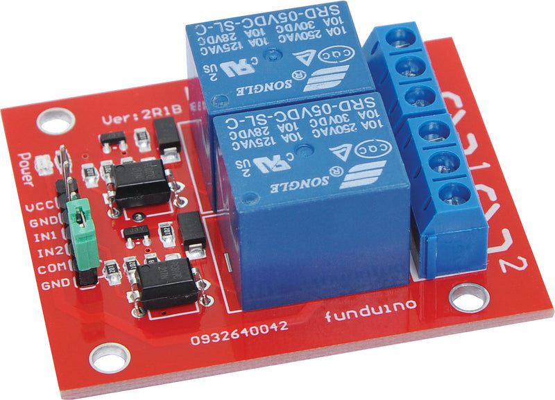 Arduino 5V 2 Channel Relay Module Z6422