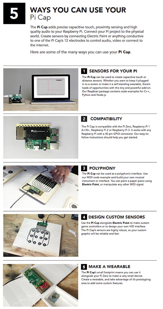 Raspberry Pi Pi Cap Module to suit Raspberry Pi Z6430