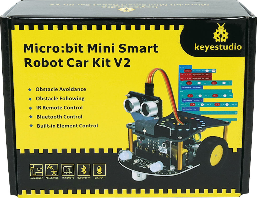 Robotics Micro:bit STEM Mini Smart Robot Car V2.0 Z6454