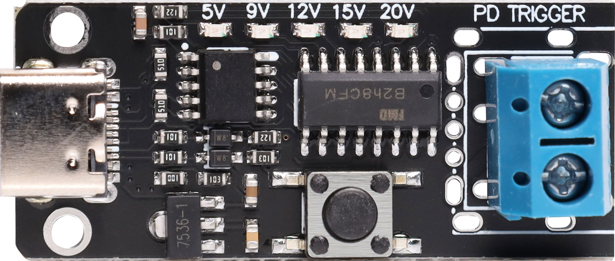 Arduino Usbc Module Arduino USB-C Fast Charge Trigger Board Module PD/QC 5A Z6489 – Leading ...