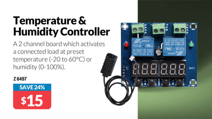 Arduino XH-M452 Dual Output Temperature & Humidity Control Board Z6497