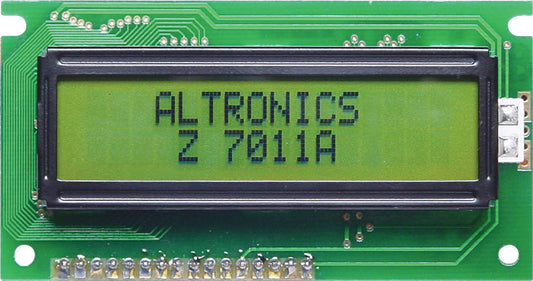 Alphanumeric LCD 16x2 Wide Angle Green LED Backlit Z7011A