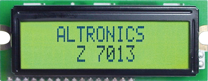 Alphanumeric LCD 16x2 Compact Green LED Backlit Z7013