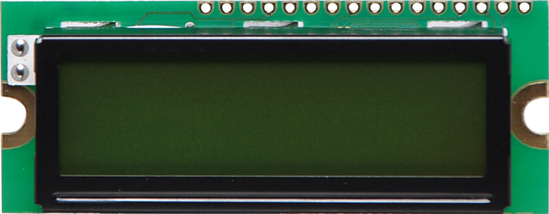 Alphanumeric LCD 16x2 Compact Green LED Backlit Z7013