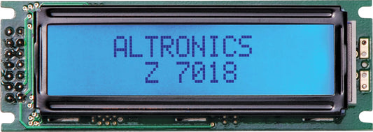 Alphanumeric LCD 16x2 Wide Angle Blue LED Backlit Z7018