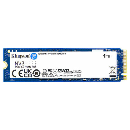 Kingston NV3 1TB M.2 NVMe SSD (PCIe 4.0 x4, Gen4, 2280) HBK-SNV3S-1TB-P