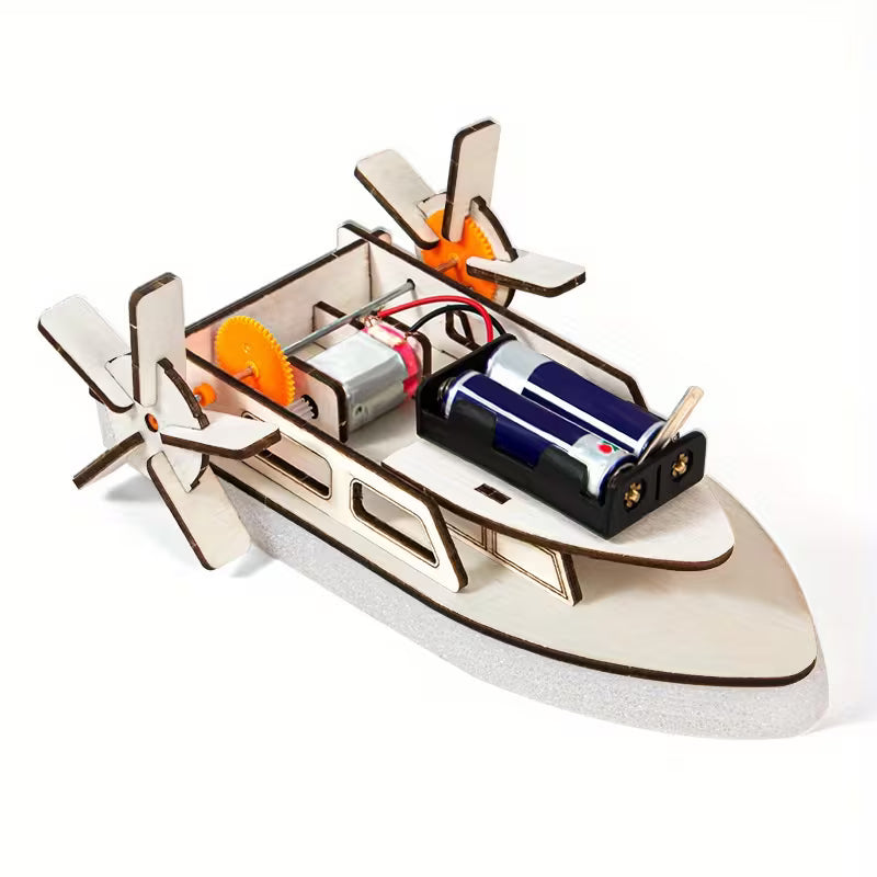 Wooden Kit - 3D Paddle Boat JC4502874