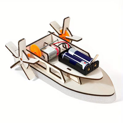 Wooden Kit - 3D Paddle Boat JC4502874