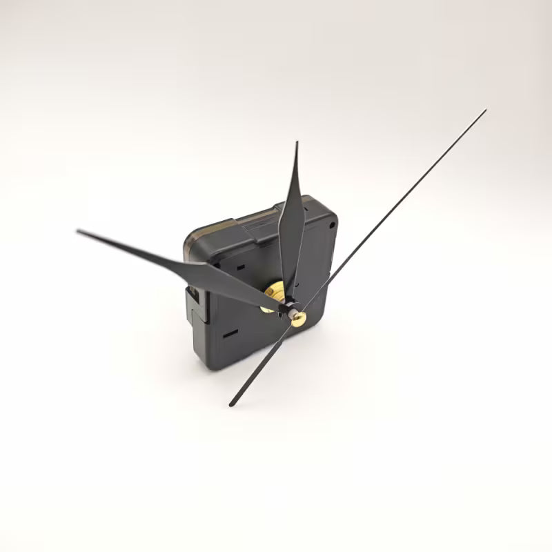 Clock Movement 1 Set Of 3  Hands 18.5mm Shaft Black UB7054709