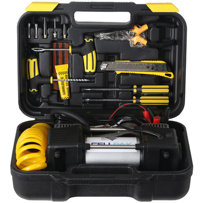 Portable Air Compressor 12v 150psi Tool Kit AC601
