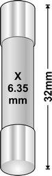 AFC Fuse 3ag 12a Ceramic Slow Blow AFC12