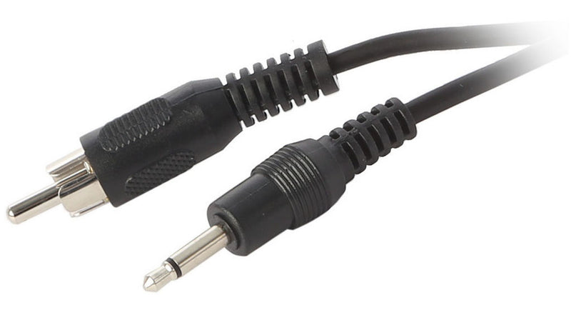 Audio Lead 3.5mm Mono Plug To Rca Plug 1.2m AL636