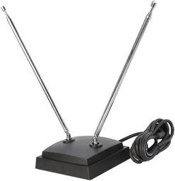 Tv Antenna Vhf/fm Rabbit Ears Ant643bk