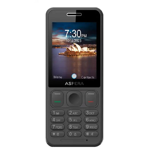 Aspera F48 2.4" 128MB Keypad Phone - Grey 11901304213